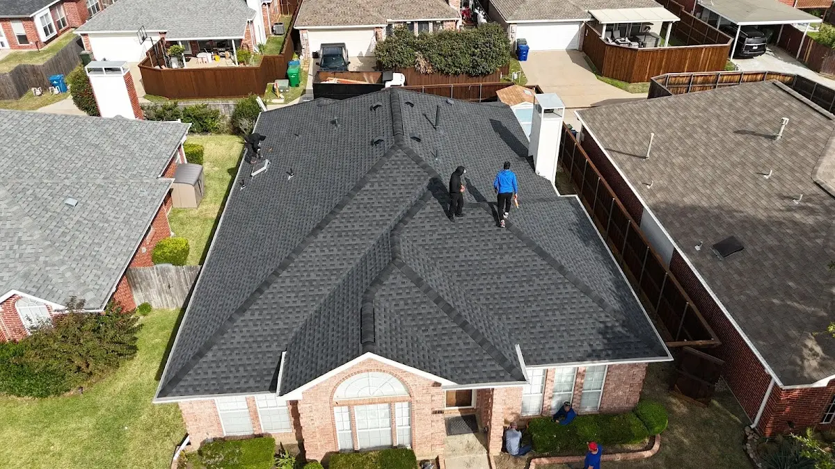 Commercial Roofing work in progress on a Florida City property